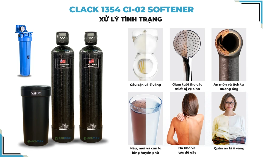 Lợi ích của hệ thống lọc nước đầu nguồn Clack USA chính hãng cao cấp